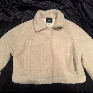 Urban Outfitters Cream Sherpa Jacket